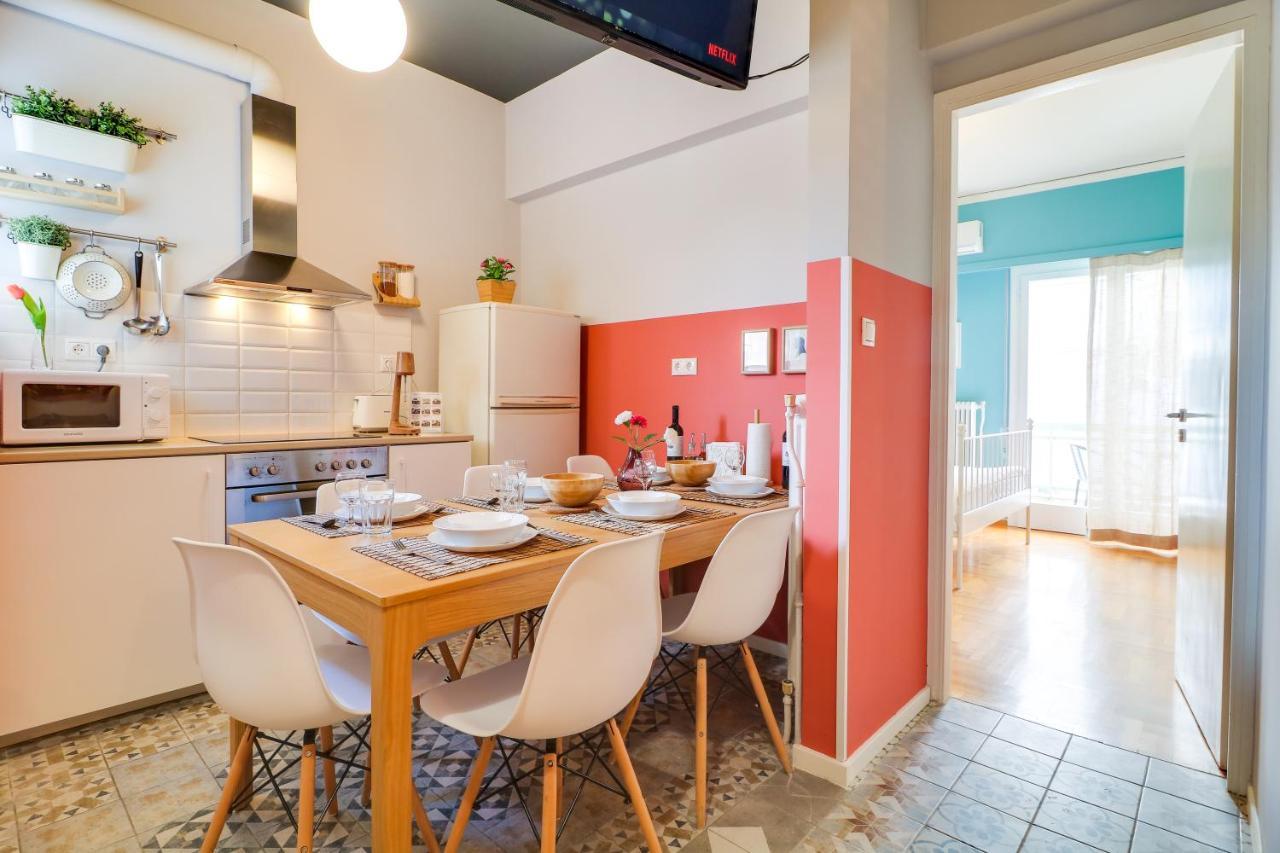 Spacious Central Flat☆3Min To Metro☆Ac|Netflix|Pc أثينا المظهر الخارجي الصورة