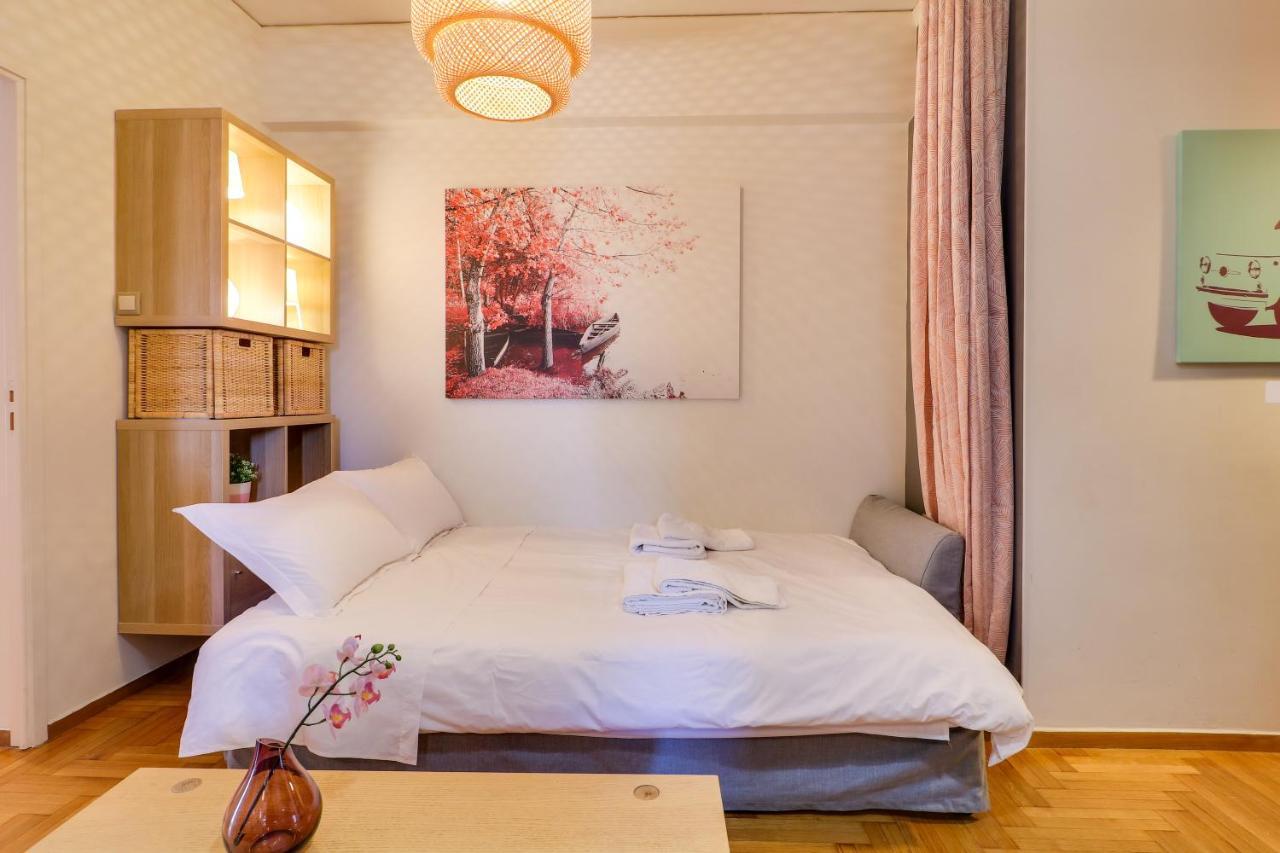 Spacious Central Flat☆3Min To Metro☆Ac|Netflix|Pc أثينا المظهر الخارجي الصورة