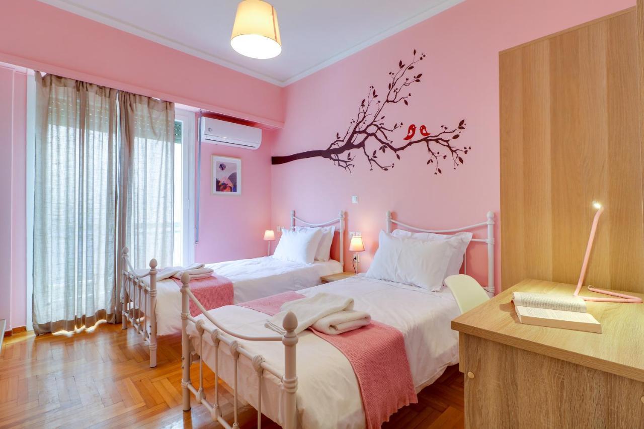 Spacious Central Flat☆3Min To Metro☆Ac|Netflix|Pc أثينا المظهر الخارجي الصورة