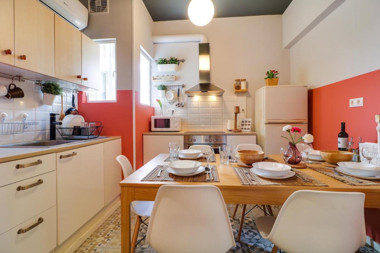 Spacious Central Flat☆3Min To Metro☆Ac|Netflix|Pc أثينا المظهر الخارجي الصورة