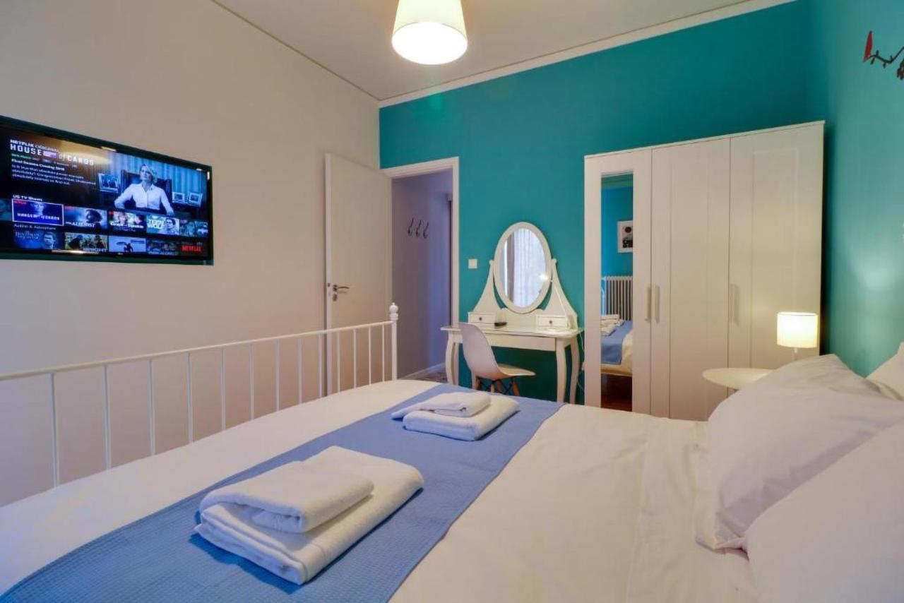 Spacious Central Flat☆3Min To Metro☆Ac|Netflix|Pc أثينا المظهر الخارجي الصورة