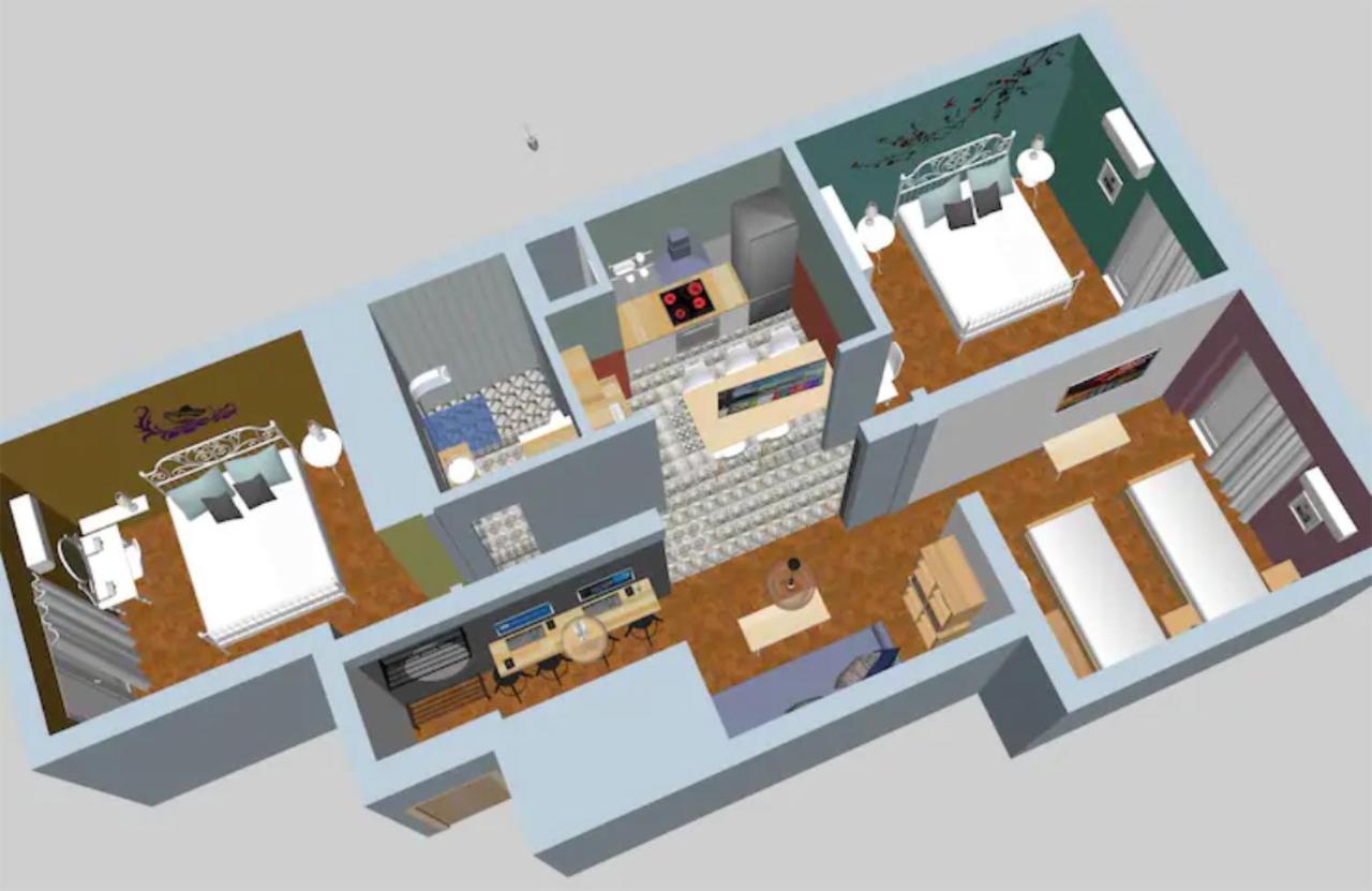 Spacious Central Flat☆3Min To Metro☆Ac|Netflix|Pc أثينا المظهر الخارجي الصورة